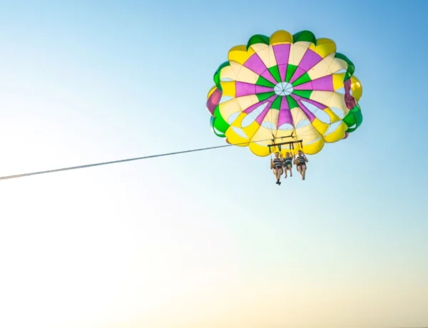 Sky Photo and Family Flying with us in Parasailing